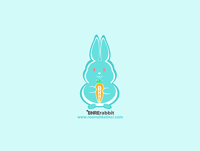 BHRE Rabbit Logo branding design flat flatdesign icon logo mockup vector