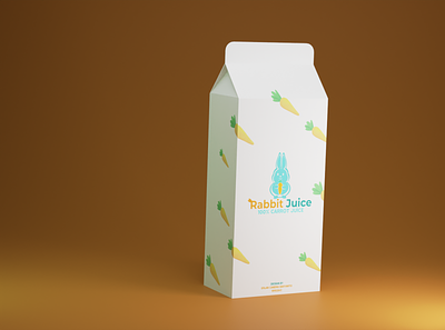 Carrot Juice Packaging Design 3d blender branding design flat flatdesign icon illustration minimal mockup vector