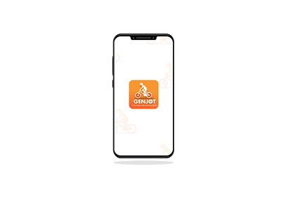 "GENJOT" mobile apps logo mockup app icon logo ui ux vector