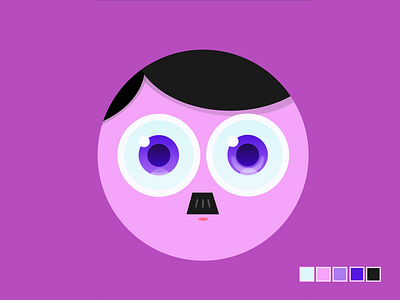 Hitler flat design character
