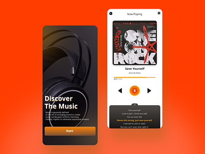 Music Player APPS Interface Design