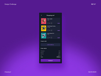 Design Challenge Day 2 : Checkout Design