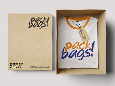 T-shirt Souvenir - PackBags! Indonesia