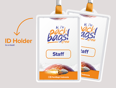 ID Card - PackBags! Indonesia branding design id card office