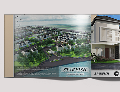 Starfish Residence - Print Design Booklet 3 booklet design branding catalogue design design office