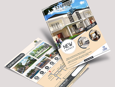 Starfish Residence - Flyer 2 branding brochure design brochure layout design office