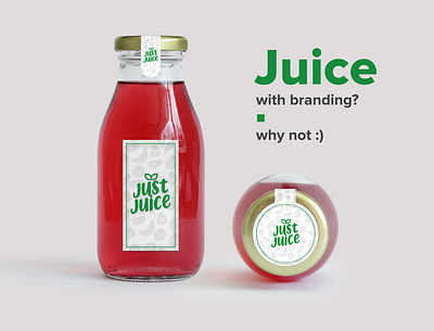 Juice, Branding - JustJuice branding product