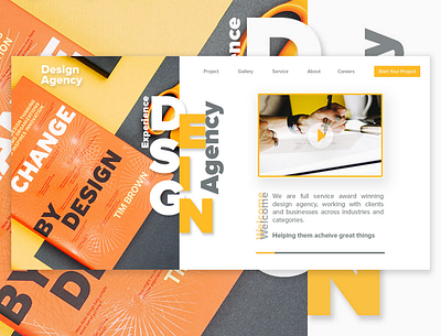 Web Design - Agency landing page ui ux website