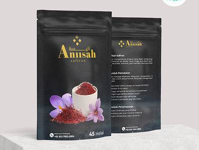 Product Branding & Packaging - Aniisah Saffron (2) branding identity branding identity design food logo packaging product