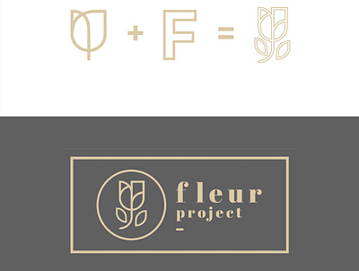 fleur project - Business Branding (2) branding design business logo logo design