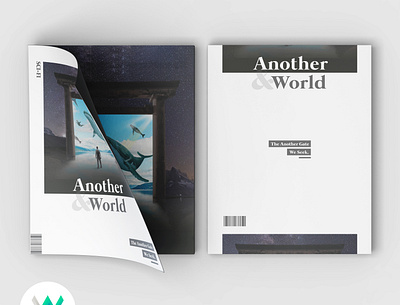 Book Cover Design - Another & World (2) a4 booklet design digital imaging photography