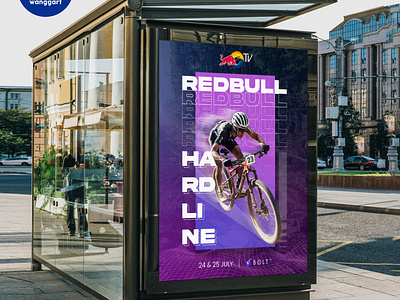 Redbull Hardline - Bus Stop Ads