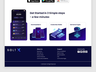 Landing Page Blockchain (3) ui ux website