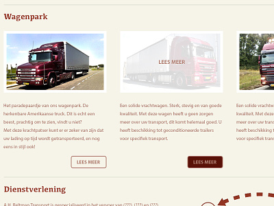 Transportation website transport web website