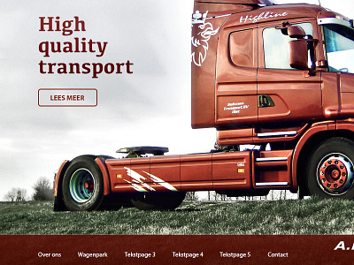 Homepage transporting website