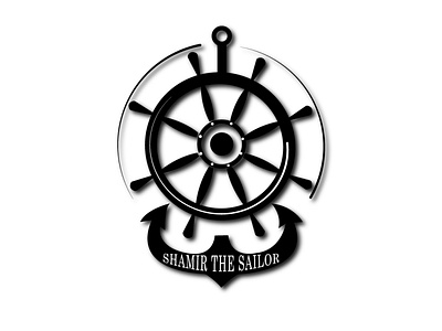 SHAMIR THE SAILOR anchor logo anchor wheel logo bangladesh navy logo navigation navy navy logo wheel logo
