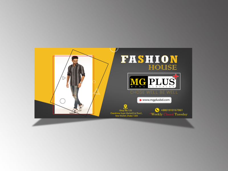 fashion clothes banner design by Jahid Hassan on Dribbble