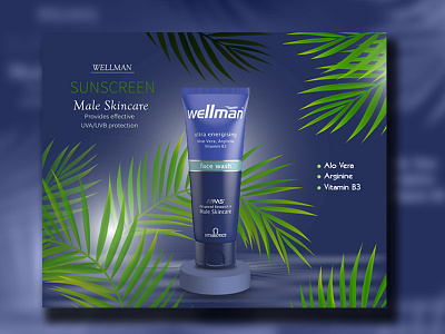 Product Design Banner for Face wash
