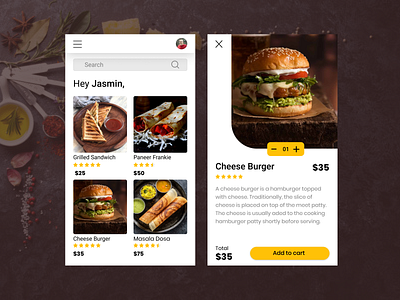 Food Ordering App adobe app behance best design design dribble figma ios minimal motion design socialmedia ui uidesign uiux design ux