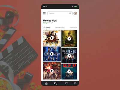 Movies App Design adobe app behance best design design dribbble figma innovation ios motion design photoshop technology ui uidesign uiux ux uxdesign