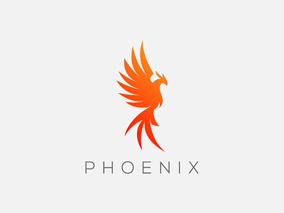 phoenix logo animation design fire firebird illustration phoenix phoenix logo ui ux vector