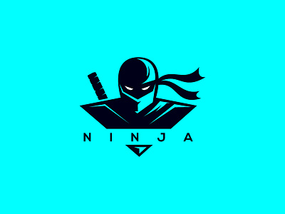 Ninja Logo app game illustration logo minimal ninja ninja logo ninja mascot logo design ninjas strong ui ux