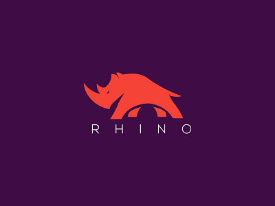 Rhino Logo app branding game logo red rhino rhino logo rhino3d rhinoceros rhinos strong ui ux