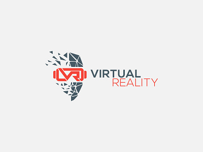 Virtual Reality Logo animation branding illustration strong ui ux virtual reality virtual reality animation virtual reality logo virtual reality vector web