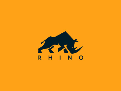 Rhino Logo animation branding game illustration rhino rhino logo rhino3d rhinoceros rhinos strong ui ux web