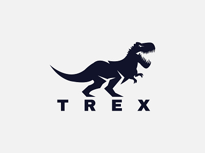 Trex Logo branding dino dinos dinosaur dinosaurs dinosaurus illustration strong trex trex logo ui ux