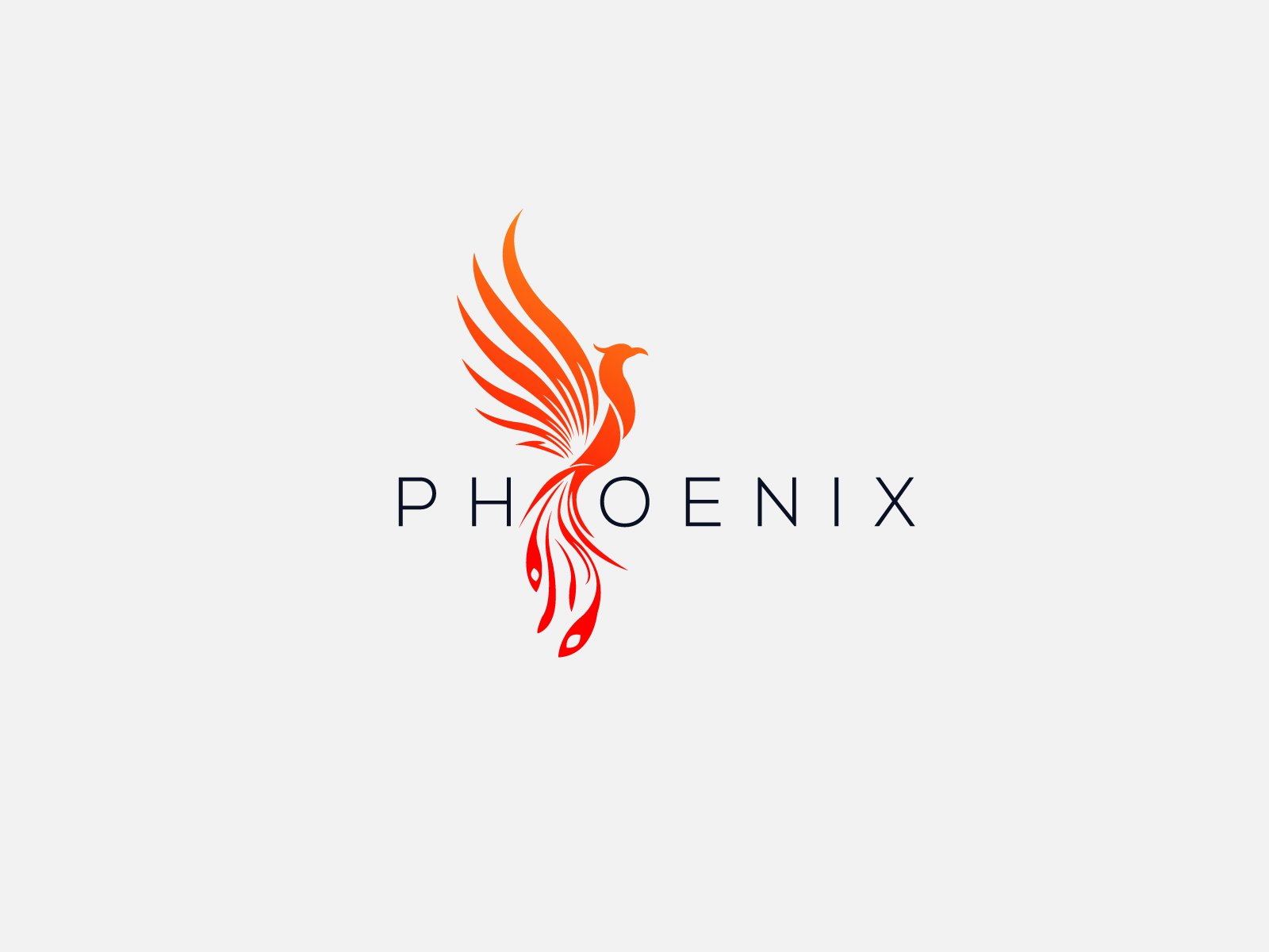 Create a strong brand identity logo of phoenix with our online tool