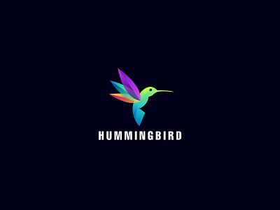 hummingbird logo animation app branding design humming humming bird hummingbird hummingbird logo hummingbird vector logo hummingbirds illustration minimal web