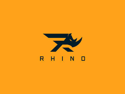 rhino logo animation branding game minimal rhino rhino logo rhino3d rhinoceros rhinos strong ui ux web