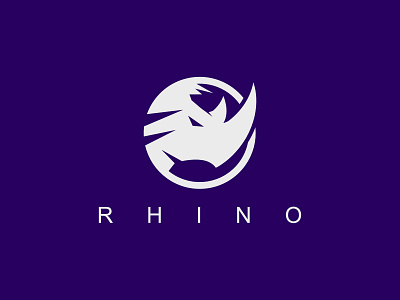 Rhino Logo animation game minimal rhino rhino animation rhino design rhino logo rhino vector logo rhino3d rhinoceros rhinos ui ux web