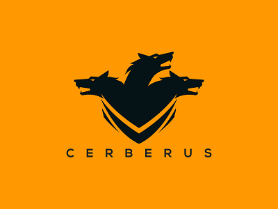 Cerberus Logo app cerberus cerberus design cerberus logo cerberus vector cerberus wolf game illustration ui ux wolf wolf em wolf logo wolfman wolfpack wolves