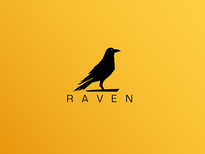 Raven Logo app crow crowd crowdfunding crowdfunding campaign crown game illustration raven raven logo ravenclaw ravens ui ux