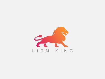 Lion Logo app game illustration lion lion head lion king lion logo lion vector lions strong ui ux web