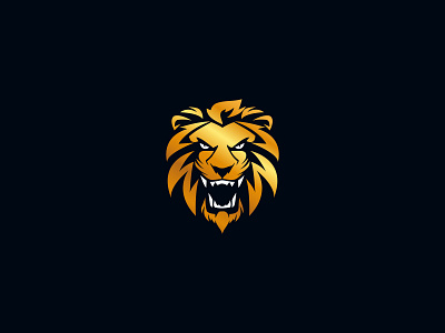Lion Logo app branding design game illustration lion lion logo lion roaring lion vector logo lions logo strong tiger logo tigerrs ui ux web
