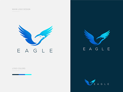 Eagle Logo 3d animation app branding design eagle eagle logo game graphic design hawak hawk logo illustration logo motion graphics strong ui ux web wings