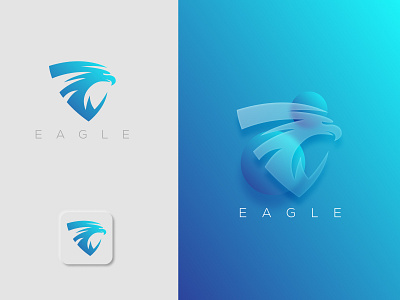 Eagle Logo 3d animation app branding eagle eagle logo eagle vector eagles game graphic design hawk hawk logo illustration logo motion graphics strong ui ux web