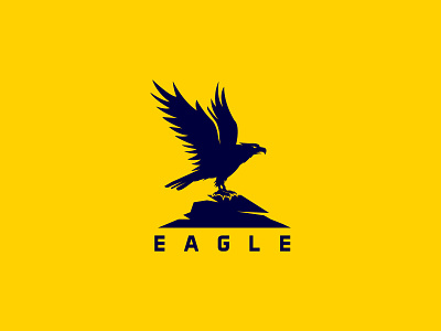 Eagle Logo app branding design eagle eagle logo eagle wings eagles game hawk hawk logo illustration logo mountain eagle strong travel ui ux vector wings