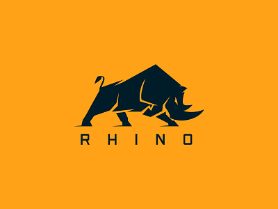 Rhino Logo big horn big rhino rhino rhino horn rhino logo rhino strong rhino vector logo strong rhino wild wild rhino