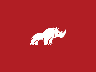 Rhino Logo design illustration red rhino red rhino logo rhino rhino horns rhino logo rhinoceros rhinos rhinos horns logo strong ui ux vector