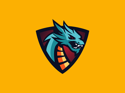 Dragon Logo app branding dragon dragon logo dragons fire dragon flat illustration ui ux