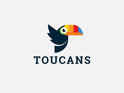 Toucan Logo colors bird toucan bird toucan jungle toucan logo toucans