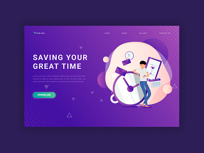 Saving Your Great Time app business communication contemporary creative customer device efficient executives finance future human ideas investment marketing media mobile office online people