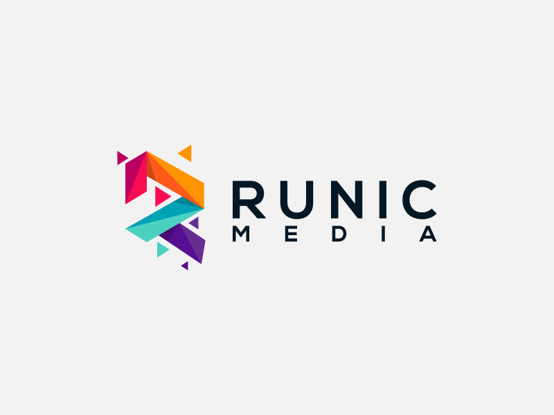 Runic Media design logo illustration game mobile internet app