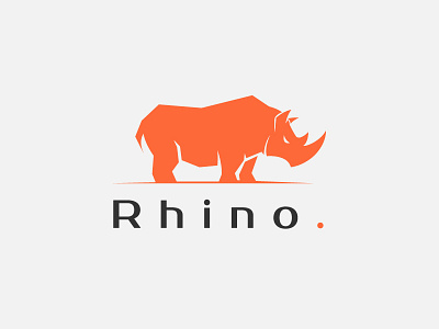 Rhino Logo design illustration rhino rhino jungle rhino logo rhinos rhinos logo strong strong rhino top logos vector