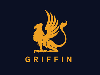Griffin vector Logo app business design illustration lion strong