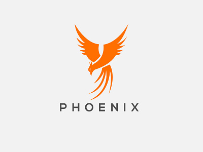 Phoenix Logo business game phoenix logo strong ui ux vector